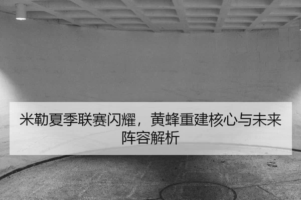 米勒夏季联赛闪耀，黄蜂重建核心与未来阵容解析
